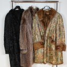 Pelz Konvolut, Lammfell,Waschbär,Persianer, Pelzmantel,Größe X ,Vintage Modelle 