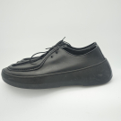 Hevo Herren Schnürschuhe Halbschuhe Schwarz Leder Gr. 45