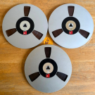 3x BASF 22cm Aluspulen mit Band 1.Hd Synola Revox #4